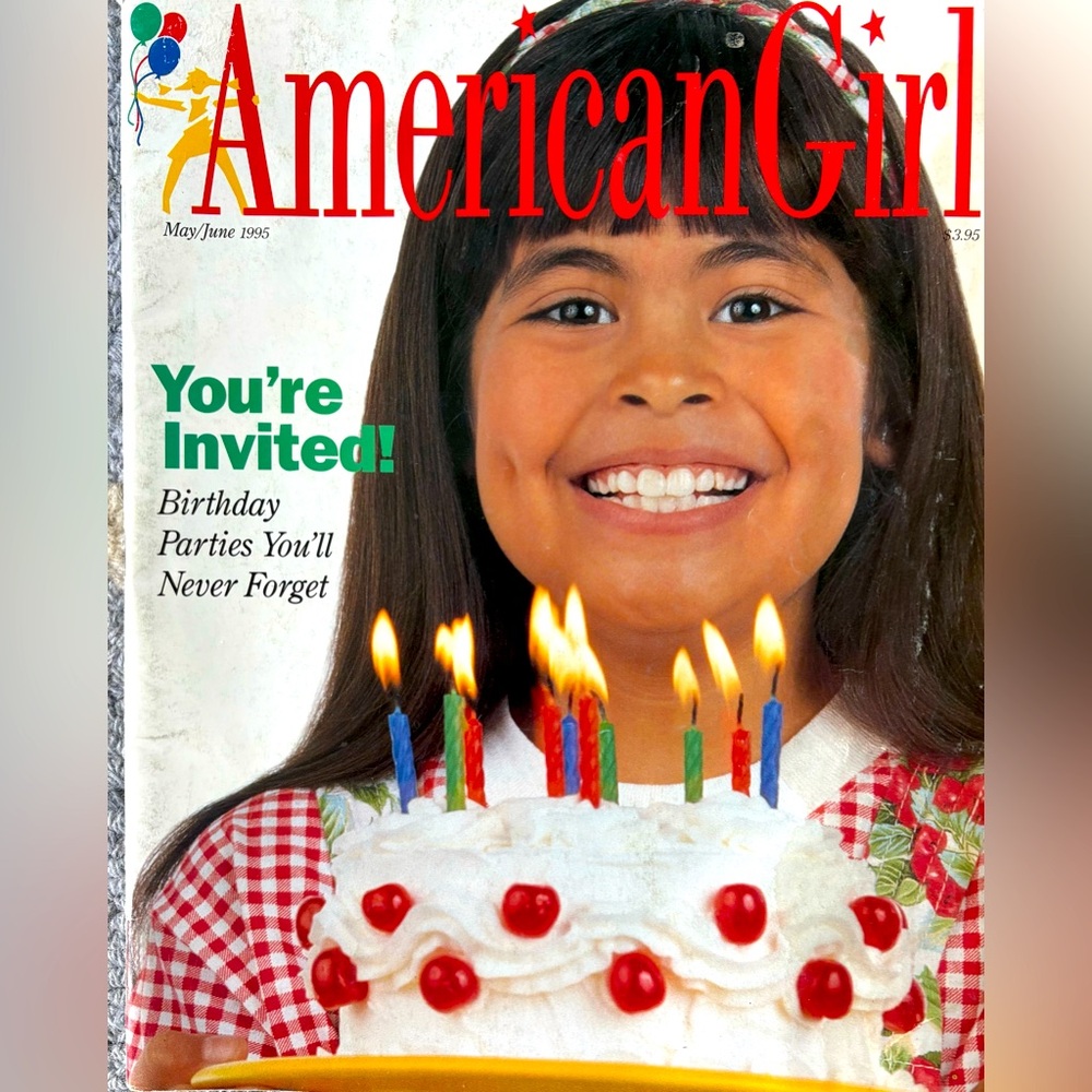 May/June 1995 American Girl Magazine Party PAPER DOLL Pleasant Company RARE